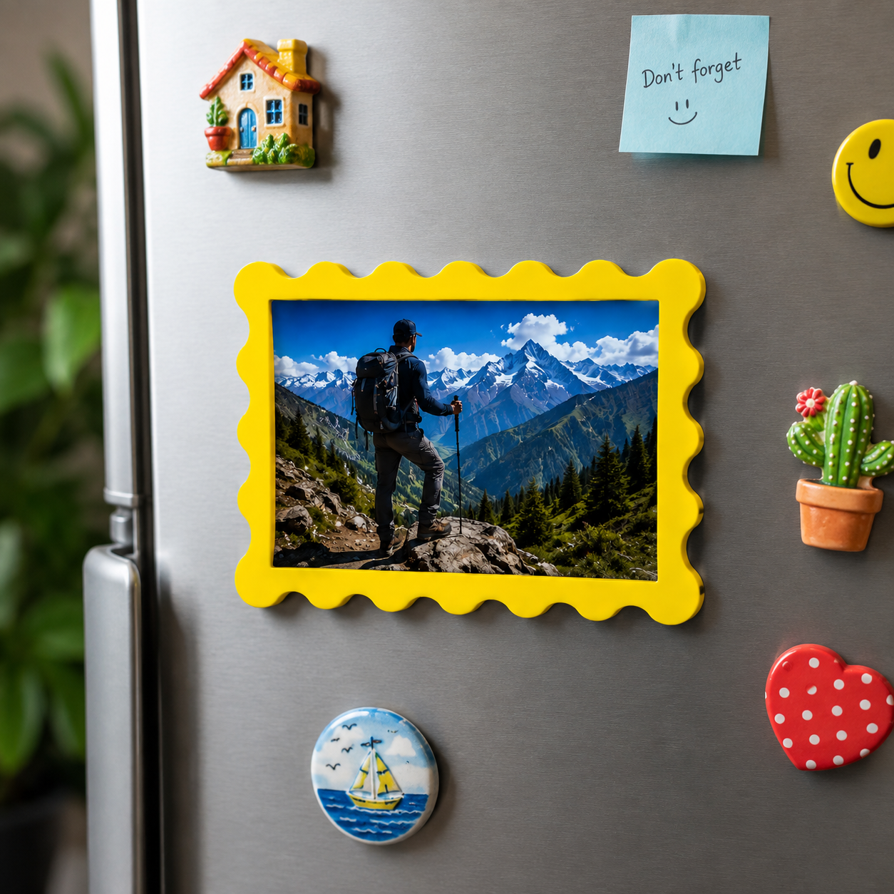 Personalized Instax Mini Photo Fridge Magnet -  Magnetic Picture Frame