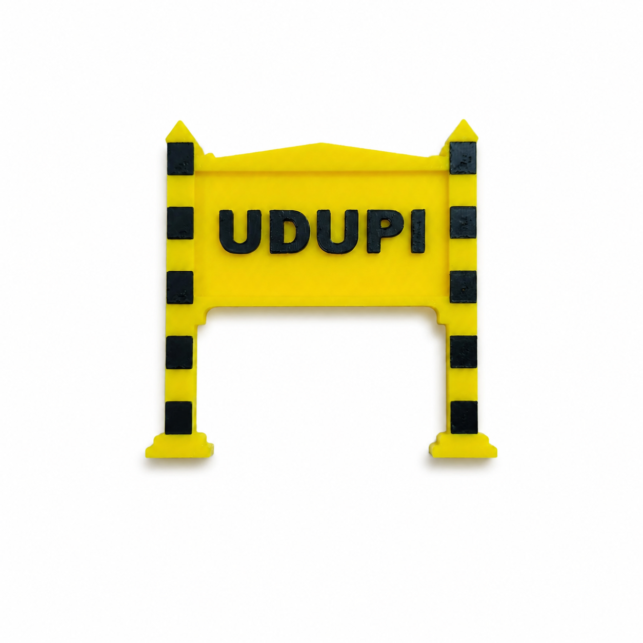 City name 3D Printed Fridge Magnet