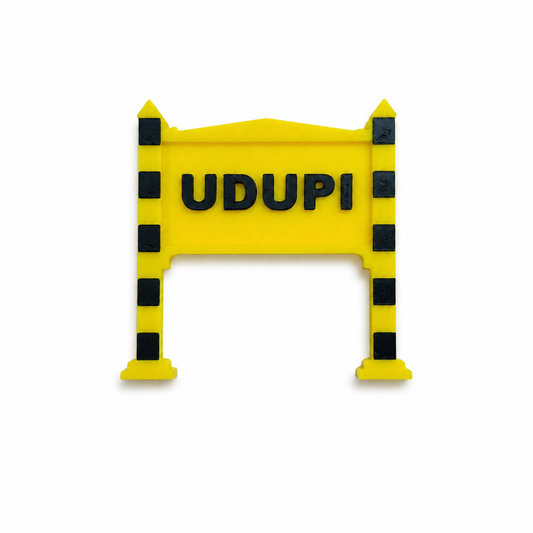 City name 3D Printed Fridge Magnet