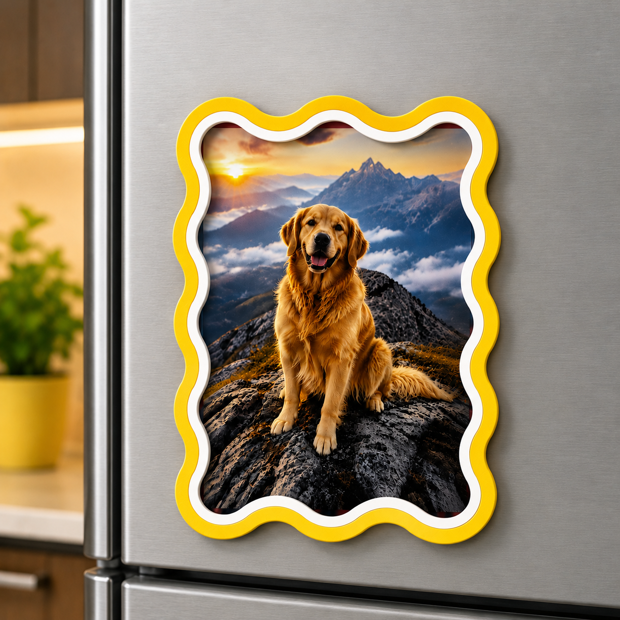 Personalized Photo Fridge Magnet – Custom Magnetic Photo Frame