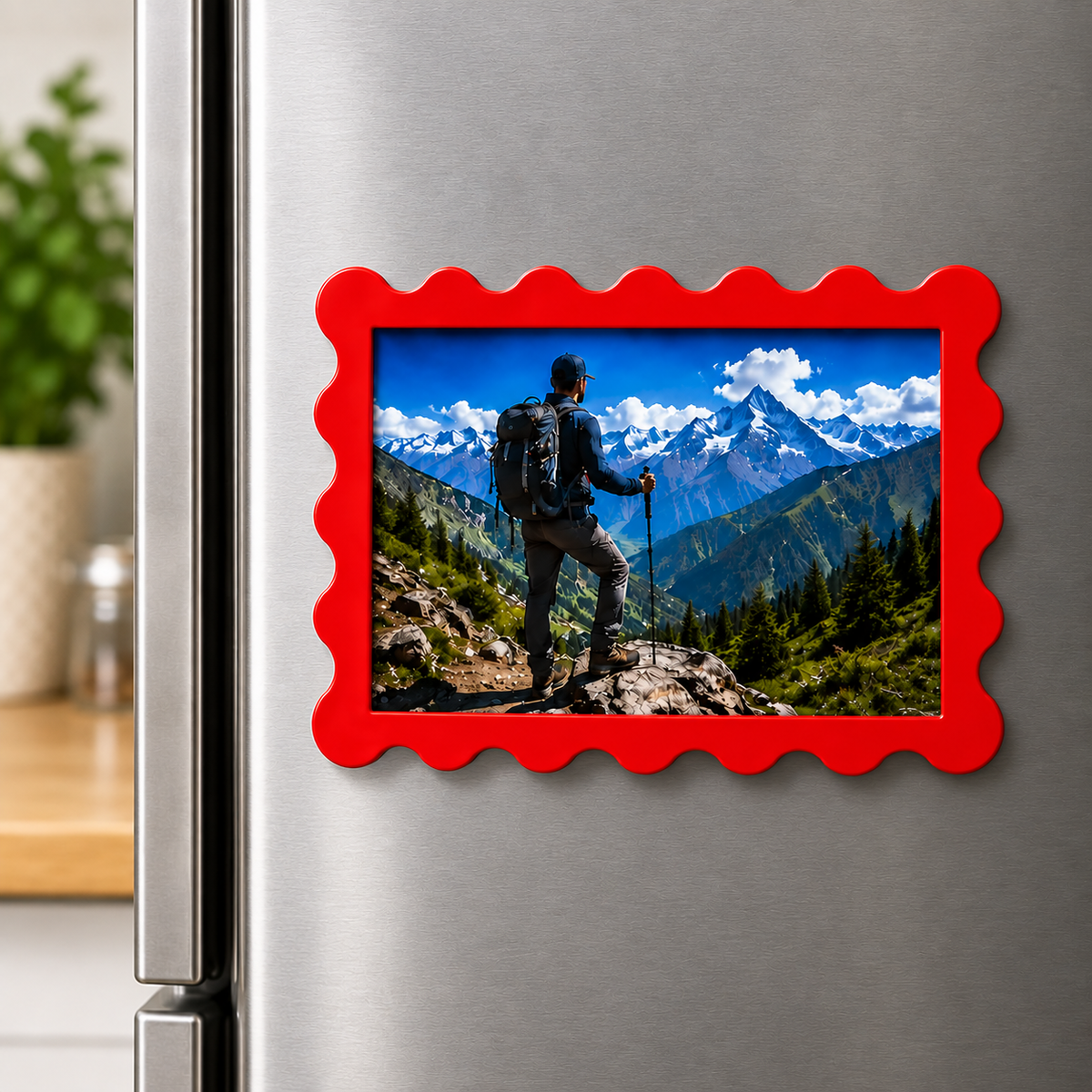 Personalized Instax Mini Photo Fridge Magnet -  Magnetic Picture Frame