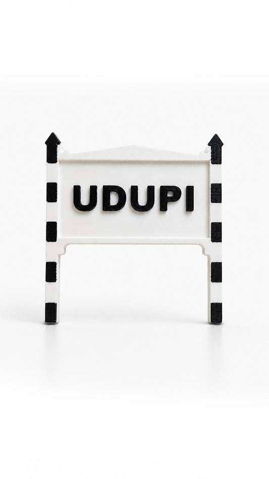 Udupi 3D Printed Fridge Magnet